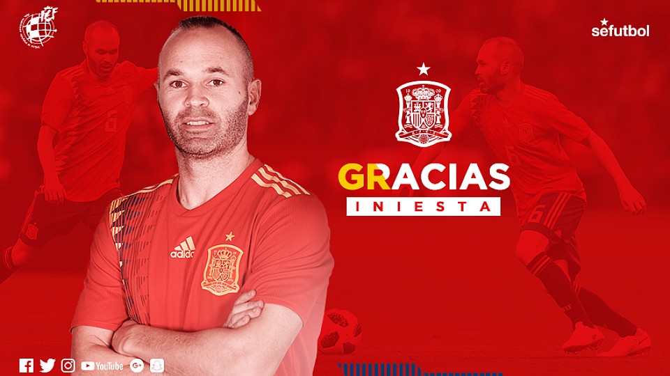 Andrés Iniesta anuncia que deja la Selección 