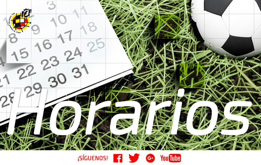 búnker toque Iniciar sesión HORARIOS | Ida de la primera eliminatoria en Segunda B y Tercera División |  rfef.es